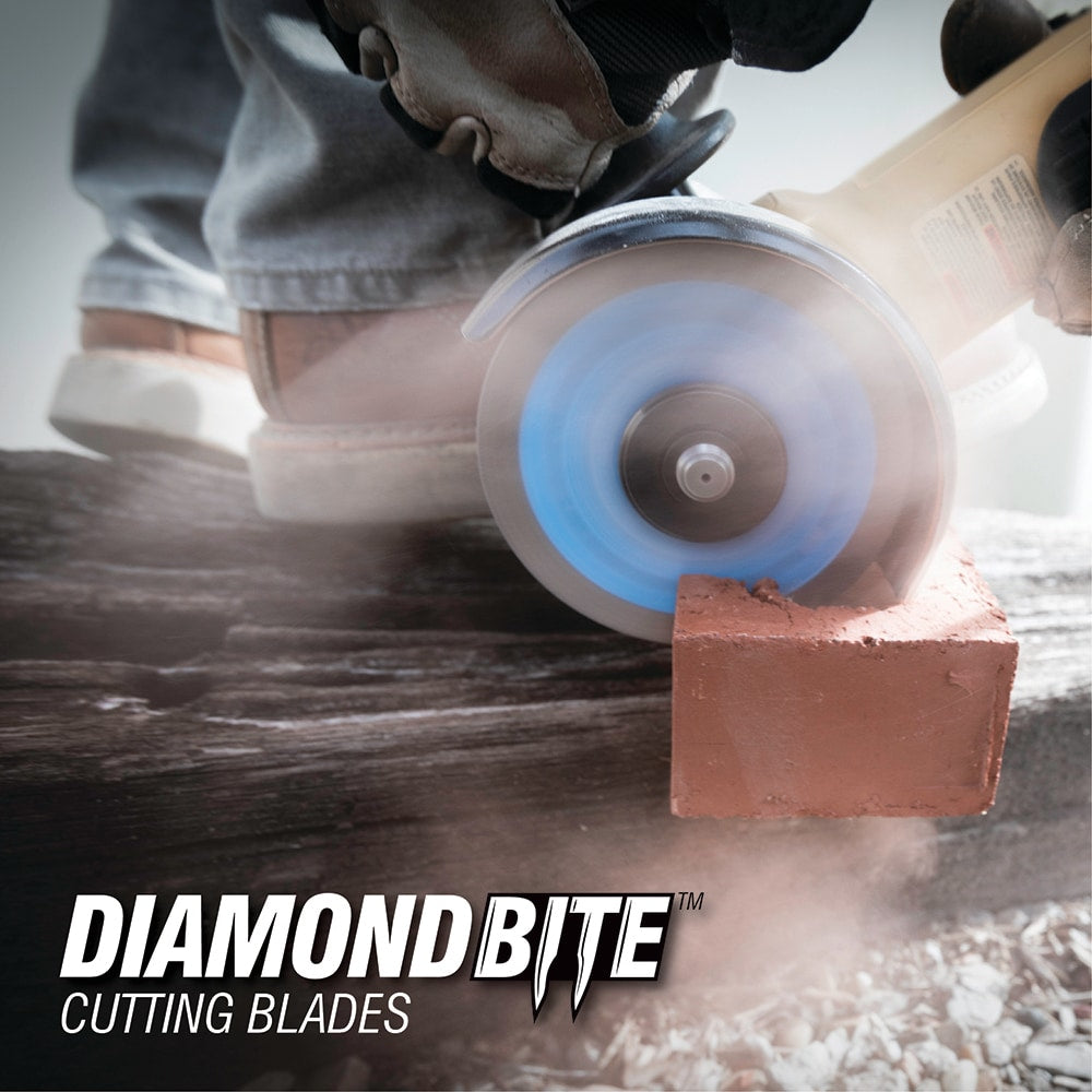 Diamond Bite 4-in Wet/Dry Turbo Rim Diamond Saw Blade 14115