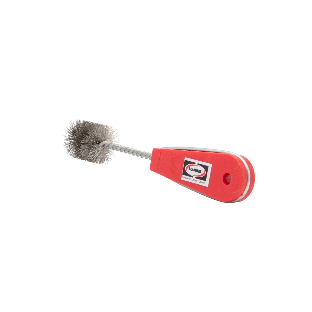 Tempered High Carbon Steel Wire Bristles Fitting Brush with Galvanized Steel Shaft and Comfortable Grip 331916