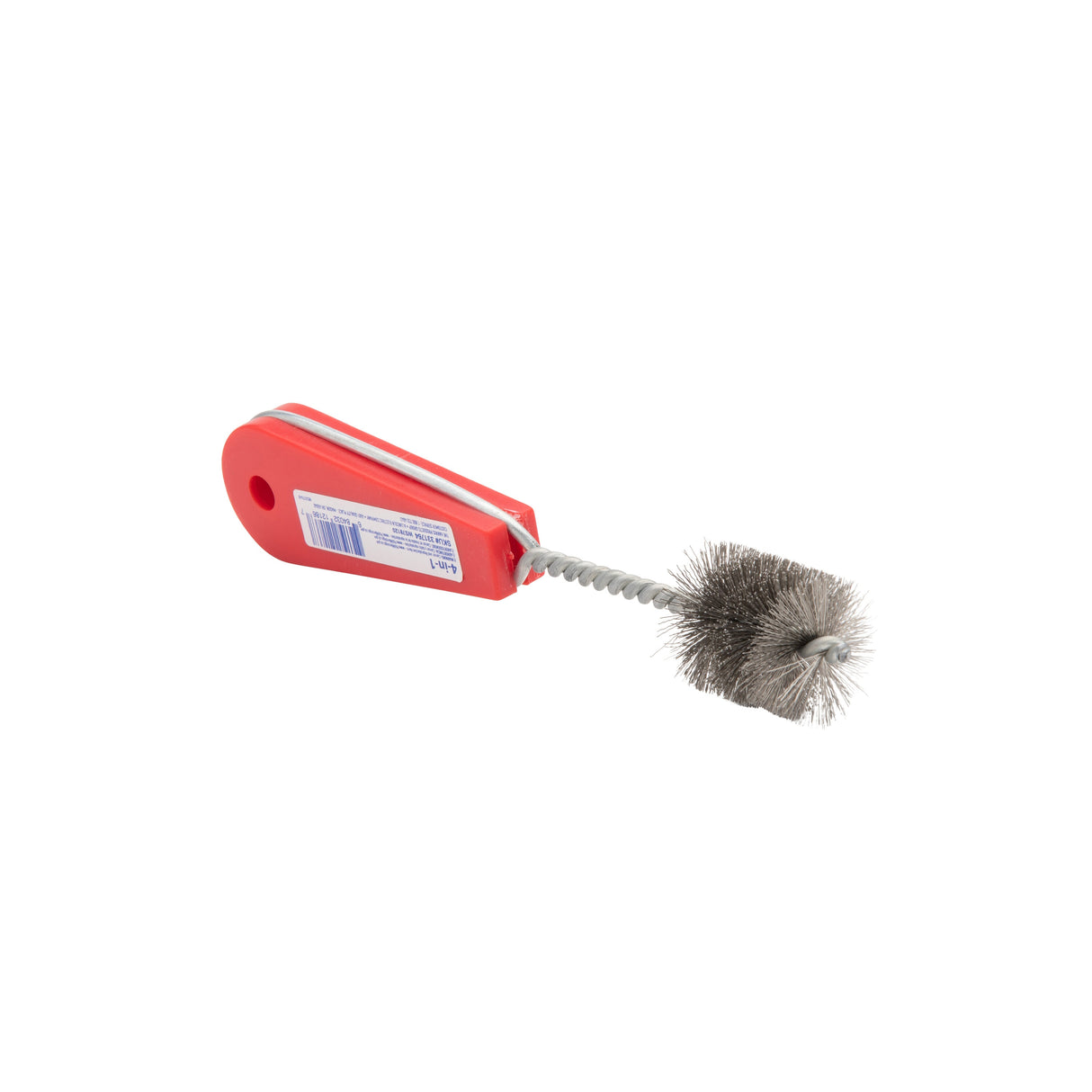 Tempered High Carbon Steel Wire Bristles Fitting Brush with Galvanized Steel Shaft and Comfortable Grip 331916