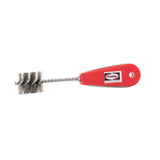 Tempered High Carbon Steel Wire Bristles Fitting Brush with Galvanized Steel Shaft and Comfortable Grip 331916