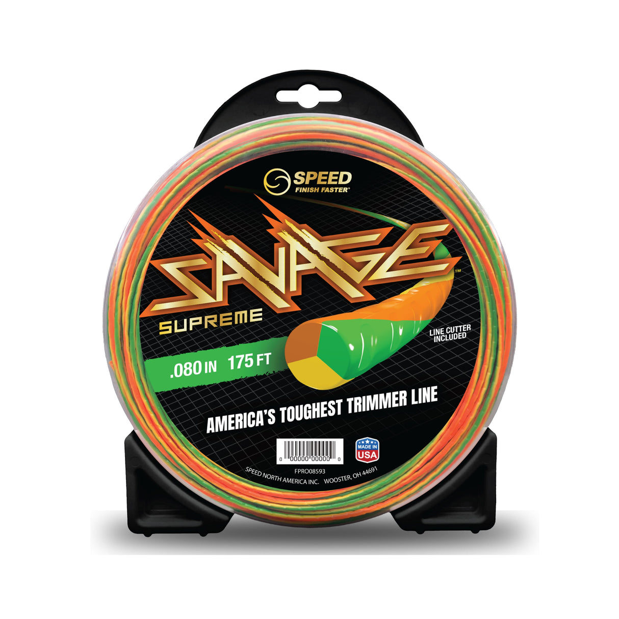 Savage supreme 0.080-in x 175-ft Spooled Trimmer Line FPRO08593