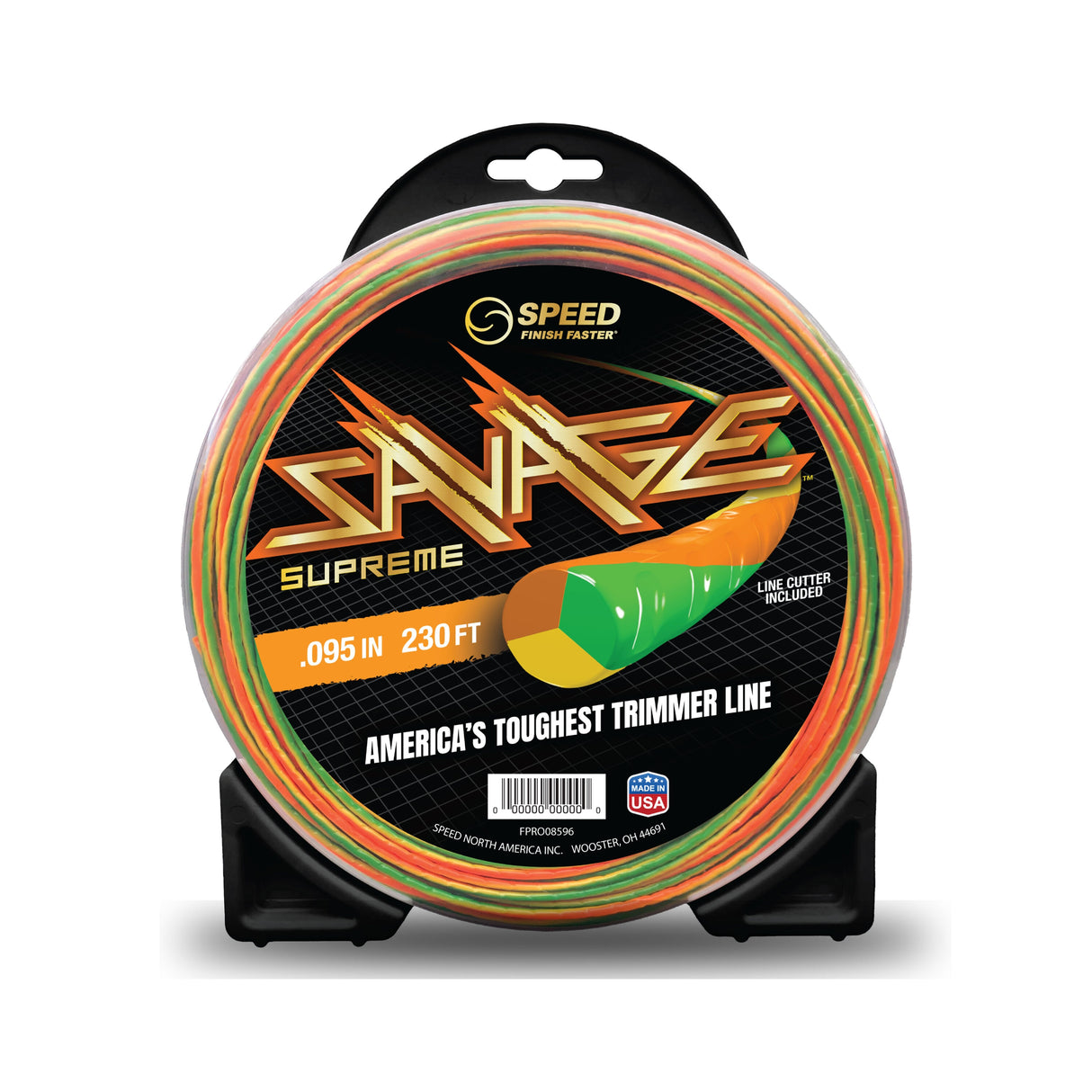 Savage supreme 0.095-in x 230-ft Spooled Trimmer Line FPRO08596