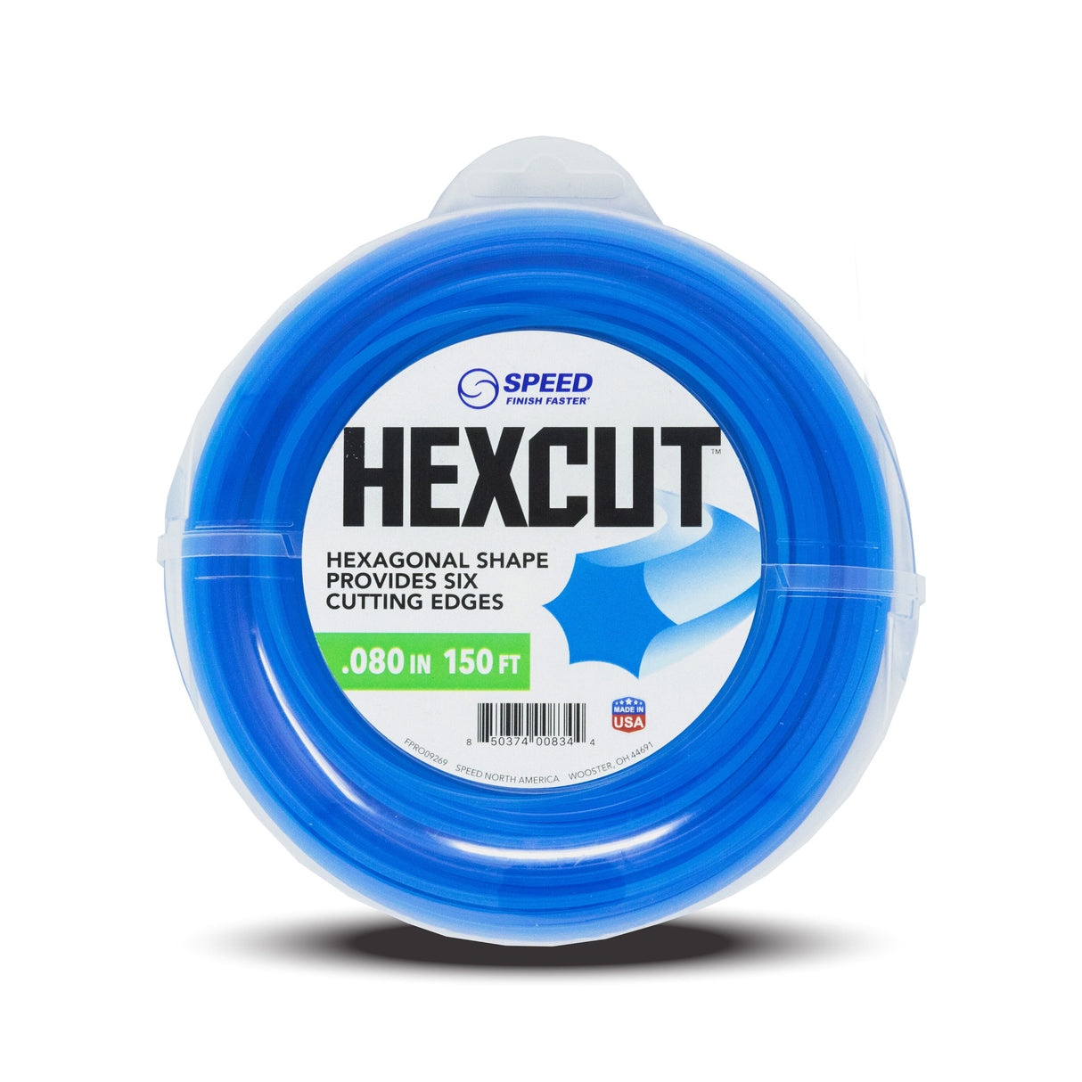 HexCut 0.080-in x 150-ft Spooled Trimmer Line FPRO09269