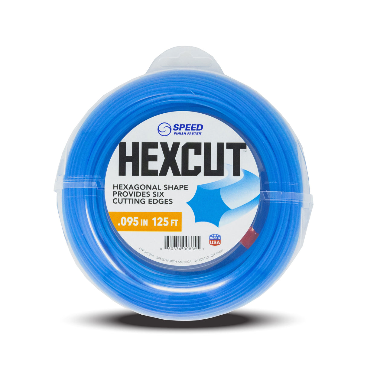 HexCut 0.095-in x 125-ft Spooled Trimmer Line FPRO09270