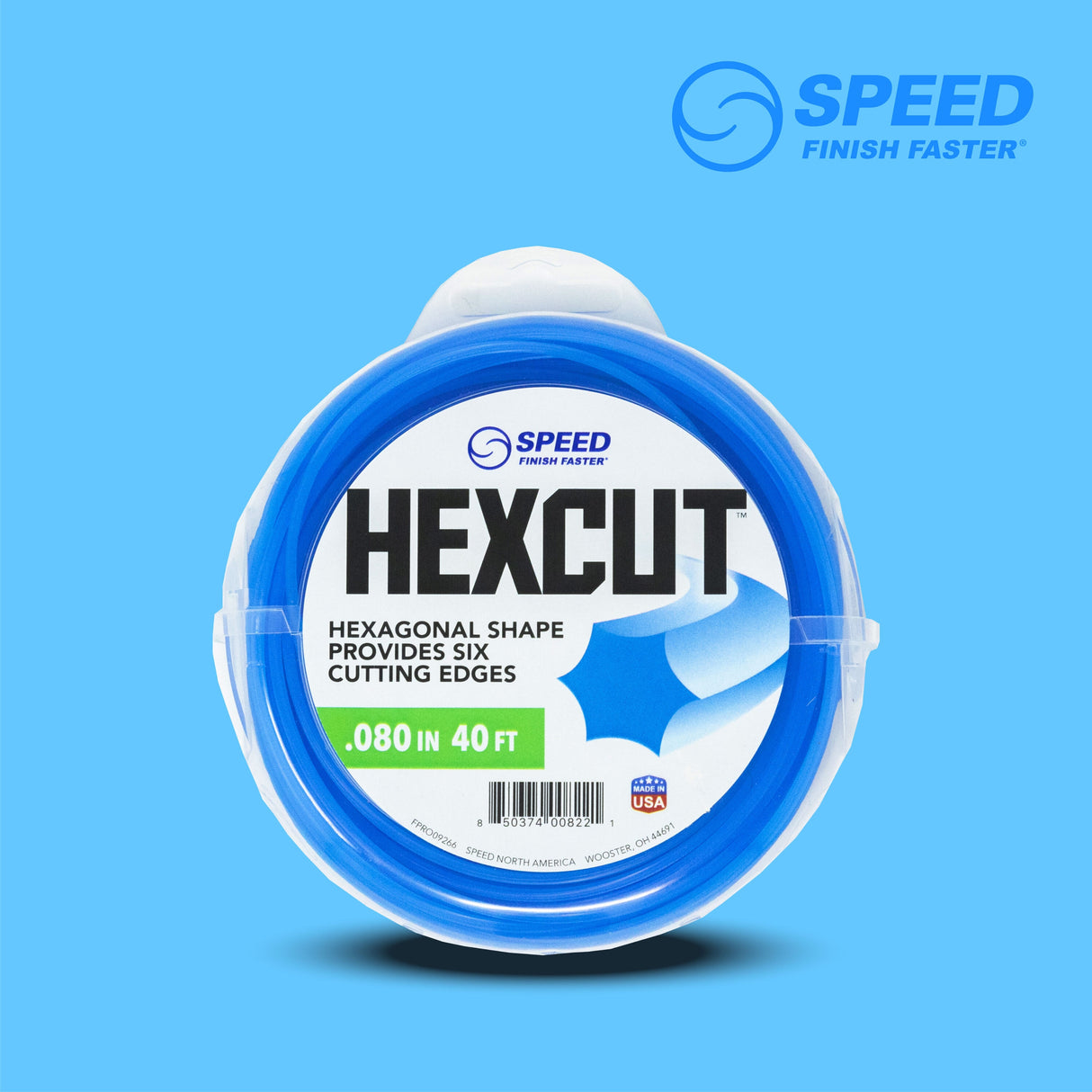 HexCut 0.080-in x 40-ft Spooled Trimmer Line FPRO09266