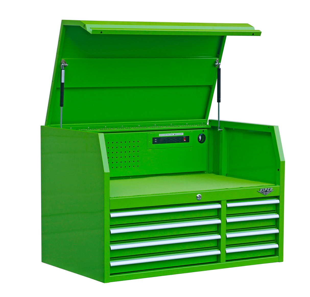 40.9-in W x 26.6-in H 8-Drawer Steel Tool Chest (Green) V4108LGC