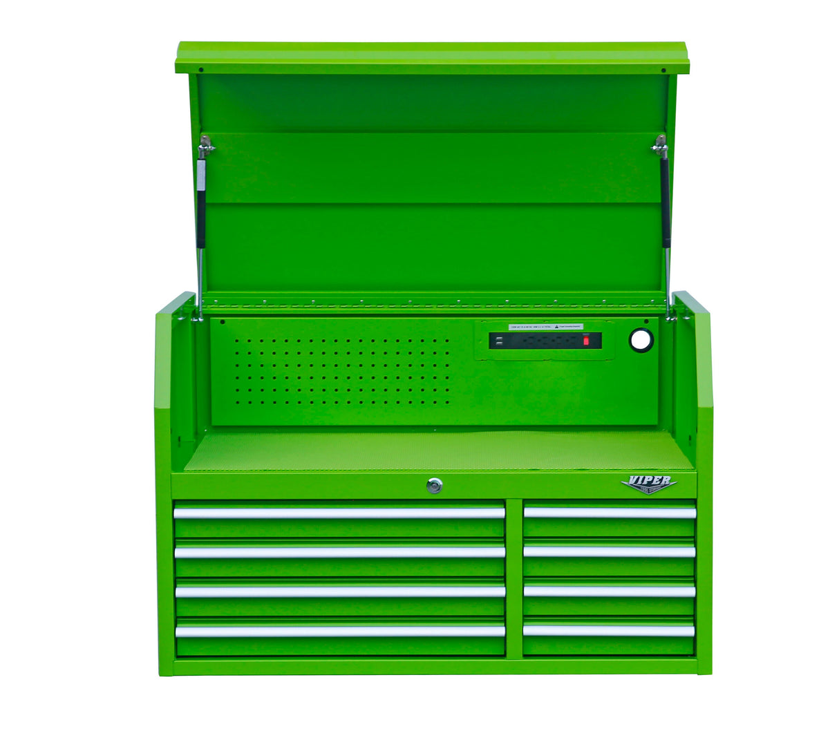 40.9-in W x 26.6-in H 8-Drawer Steel Tool Chest (Green) V4108LGC