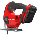 20V Max Variable Speed Keyless Cordless Jigsaw (Charger Included and Battery Included) CMCS600D1