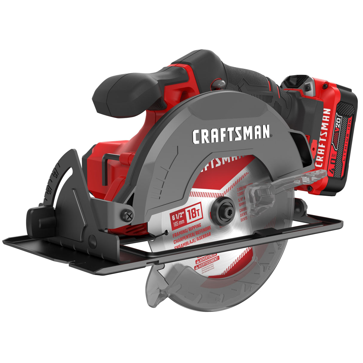 20V Max 6-1/2-in Cordless Circular Saw Kit (1-Battery & Charger Included) CMCS500M1