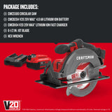 20V Max 6-1/2-in Cordless Circular Saw Kit (1-Battery & Charger Included) CMCS500M1