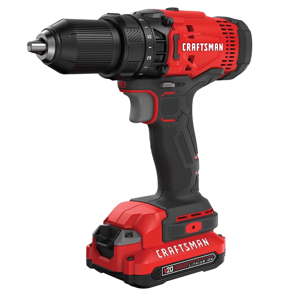 20V Max 1/2-in Cordless Drill (1-Battery Included, Charger Included) CMCD700C1