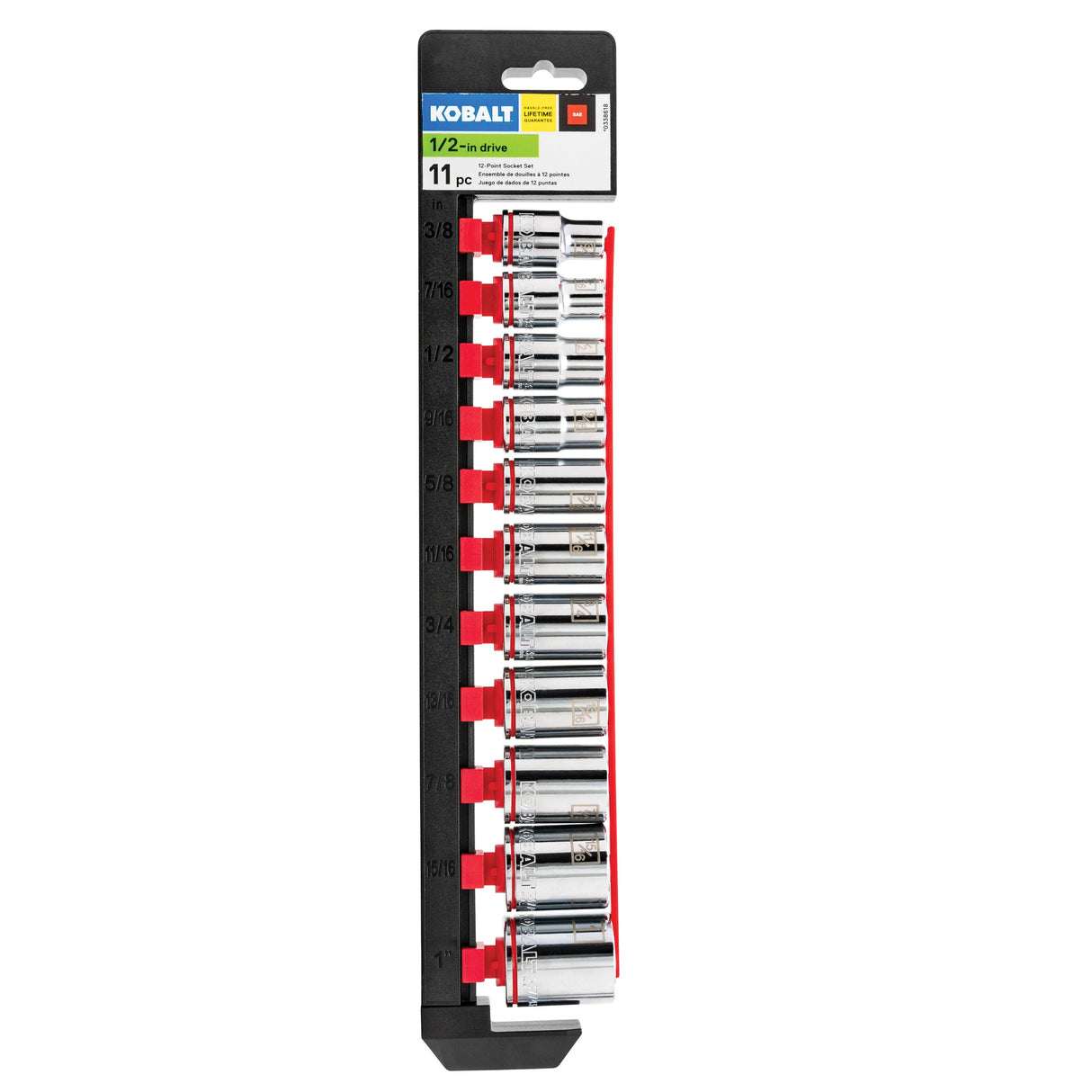 1/2-in Drive Standard (SAE) Shallow Socket Set (11-Pieces) 85201