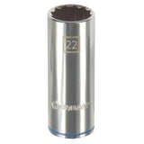 1/2-in Drive Metric 22mm Deep Socket 85356