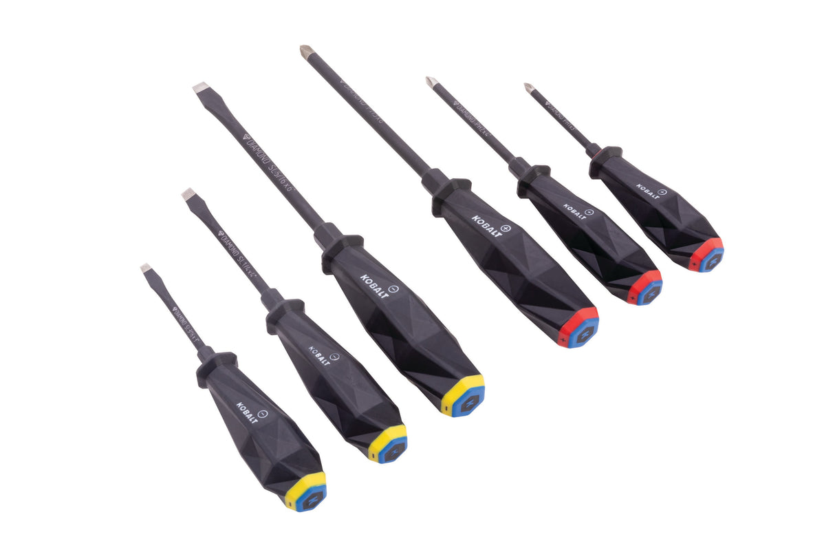 6-Piece Tpr/Thermoplastic Rubber Handle Slottedhead/Phillips Screwdriver Set 81783