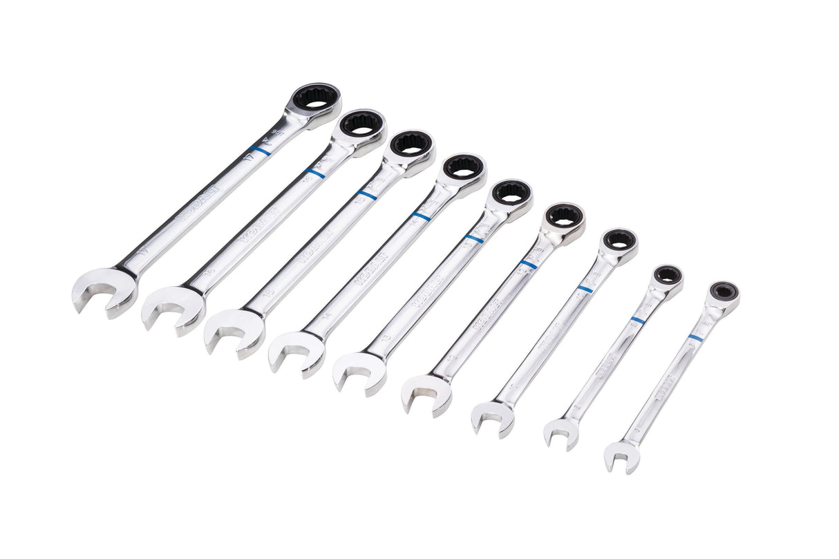 20-Piece Set Standard (SAE) and Metric Ratchet Wrench 81730