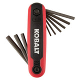 Folding 9-key Standard (Sae) Hex Key Set KHK08