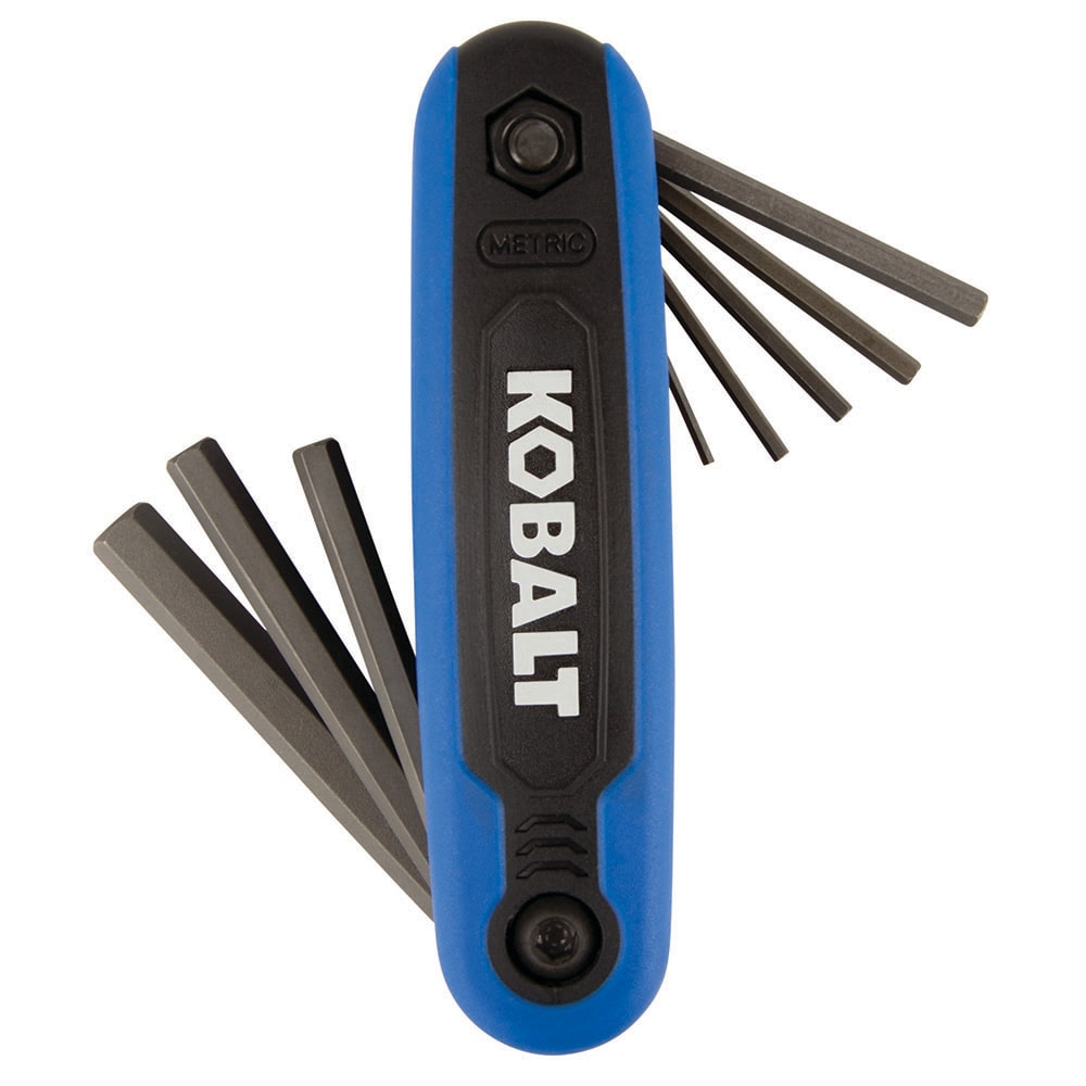 Folding 8-key Metric Hex Key Set KHK09