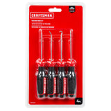 4-Piece Bi-material Handle Assorted Drive Screwdriver Set CMHT65073