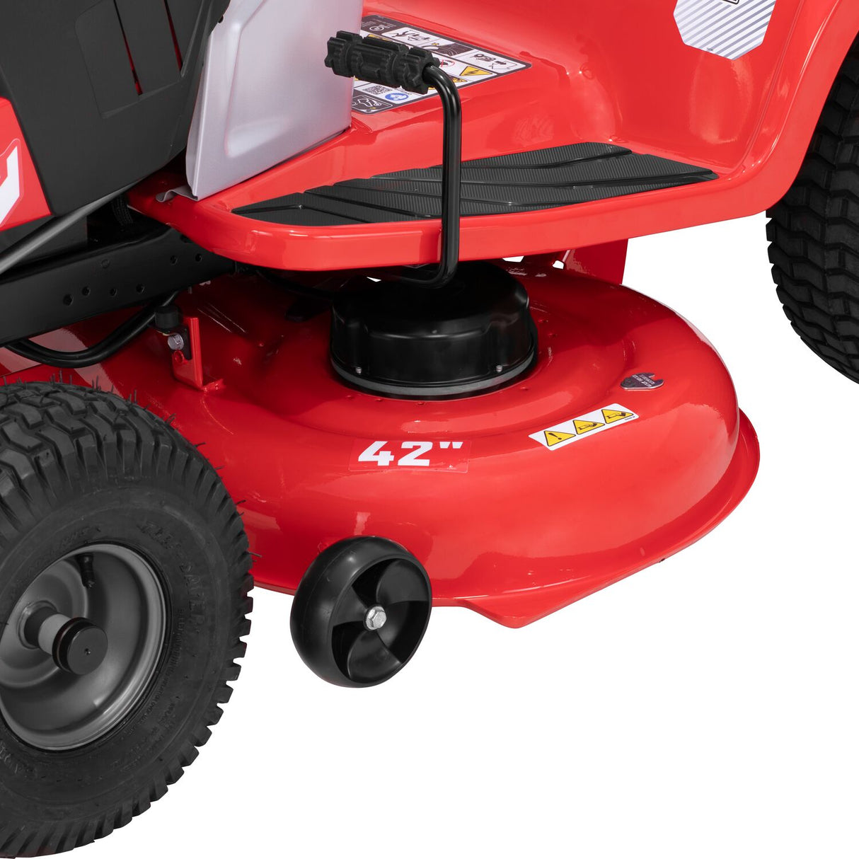 TURNTIGHT 42-in 56-volt Lithium Ion Electric Riding Lawn Mower with(1) 60 Ah Battery (Charger Included) CMCRM233303