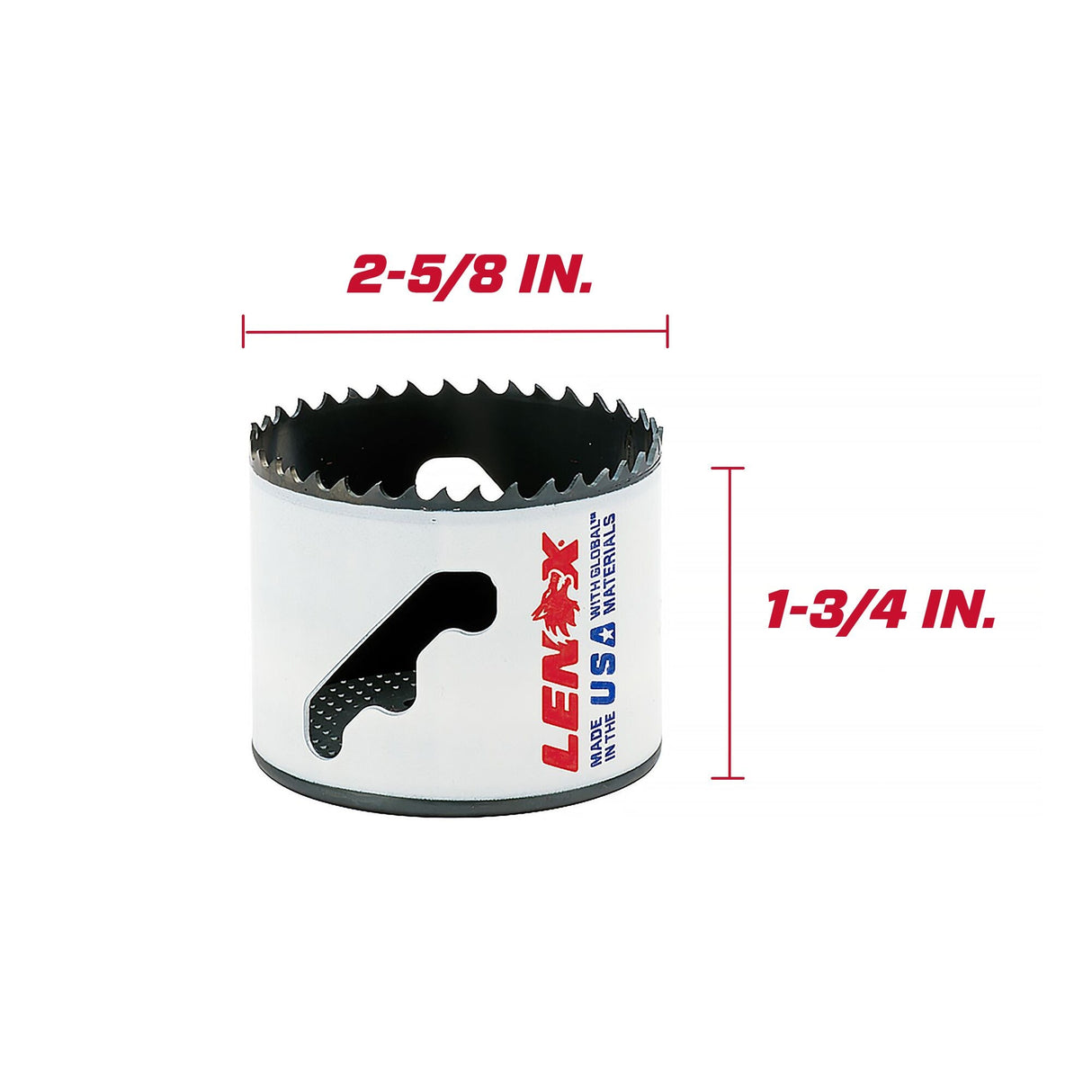 2-5/8-in Bi-metal Non-arbored Hole Saw LXAH1258