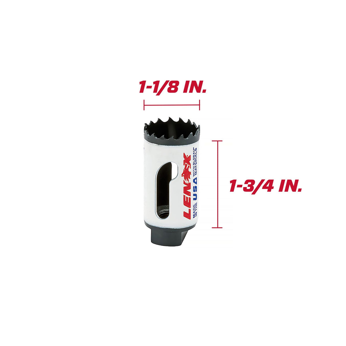 1-1/8-in Bi-metal Non-arbored Hole Saw LXAH1118