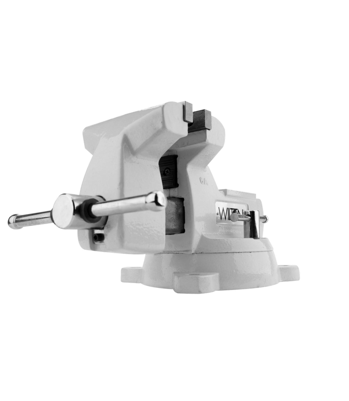 6-in Bench Vise, 5-3/4-in Jaw Opening, 4-in Throat Depth, Green Color, OSHA Compliant 63188