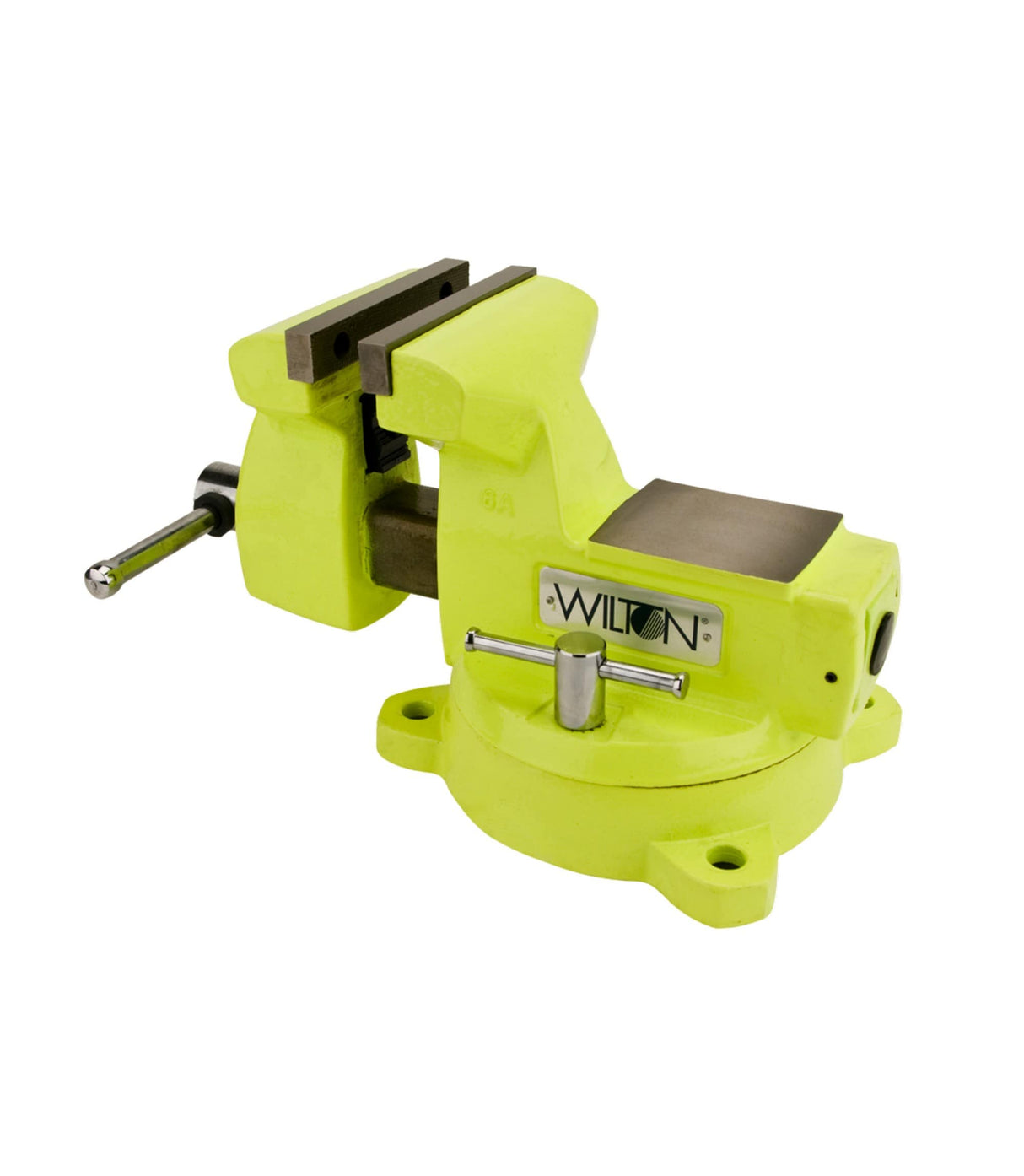 6-in Bench Vise, 5-3/4-in Jaw Opening, 4-in Throat Depth, Green Color, OSHA Compliant 63188