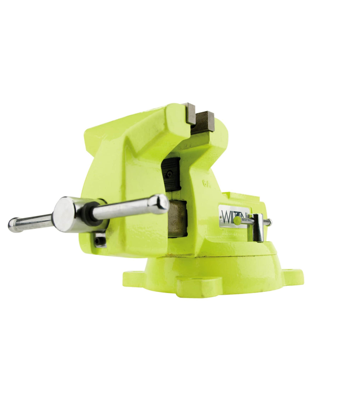 6-in Bench Vise, 5-3/4-in Jaw Opening, 4-in Throat Depth, Green Color, OSHA Compliant 63188