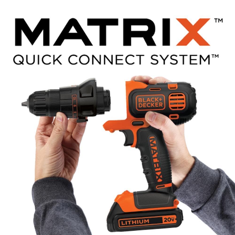 Matrix 20-volt Max 3/8-in Keyless Cordless Drill (1-Battery Included, Charger Included) BDCDMT120C