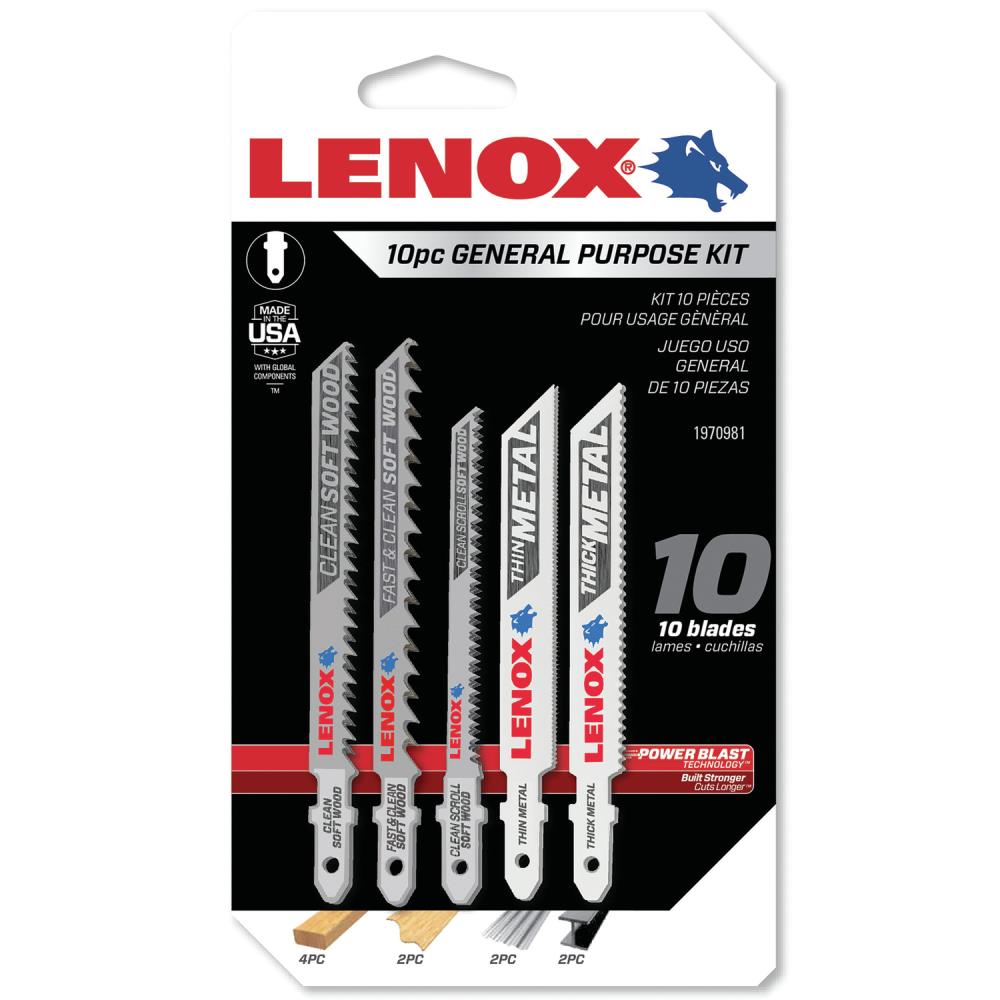 Set T-shank Bi-metal Blade Set (10-Pack) LEN-1970981