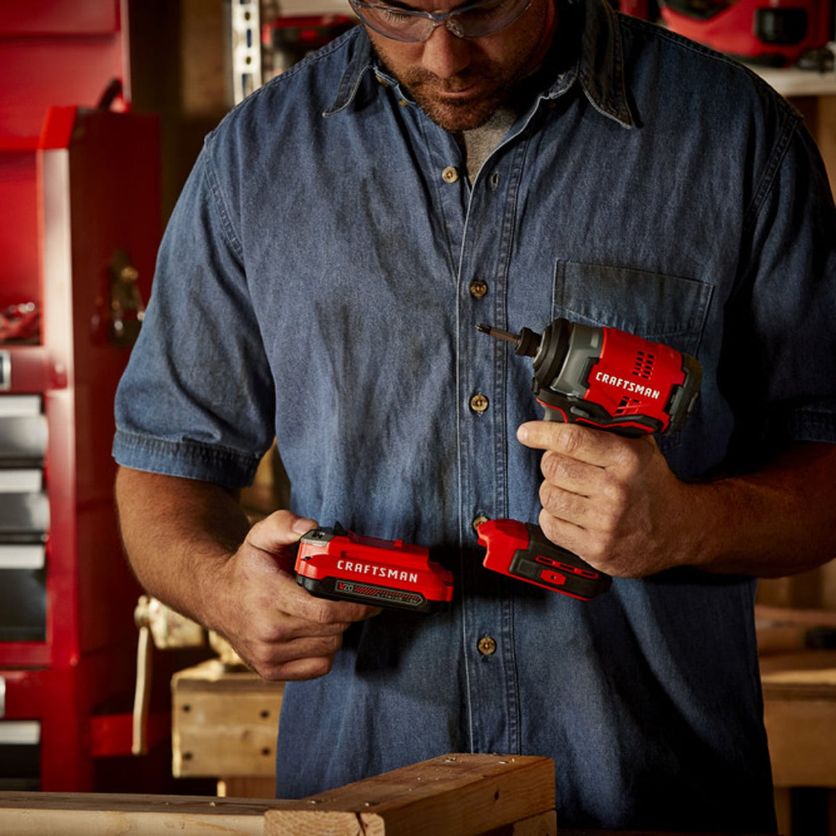 20V Max Brushless Cordless Impact Driver (1-Battery Included, Charger Included and Soft Bag included) CMCF810C1