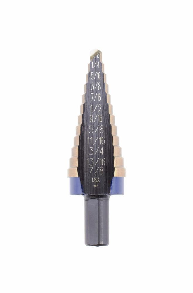 3/8-in 12-Step Drill Bit (3/16-in to 7/8-in) 10234SM