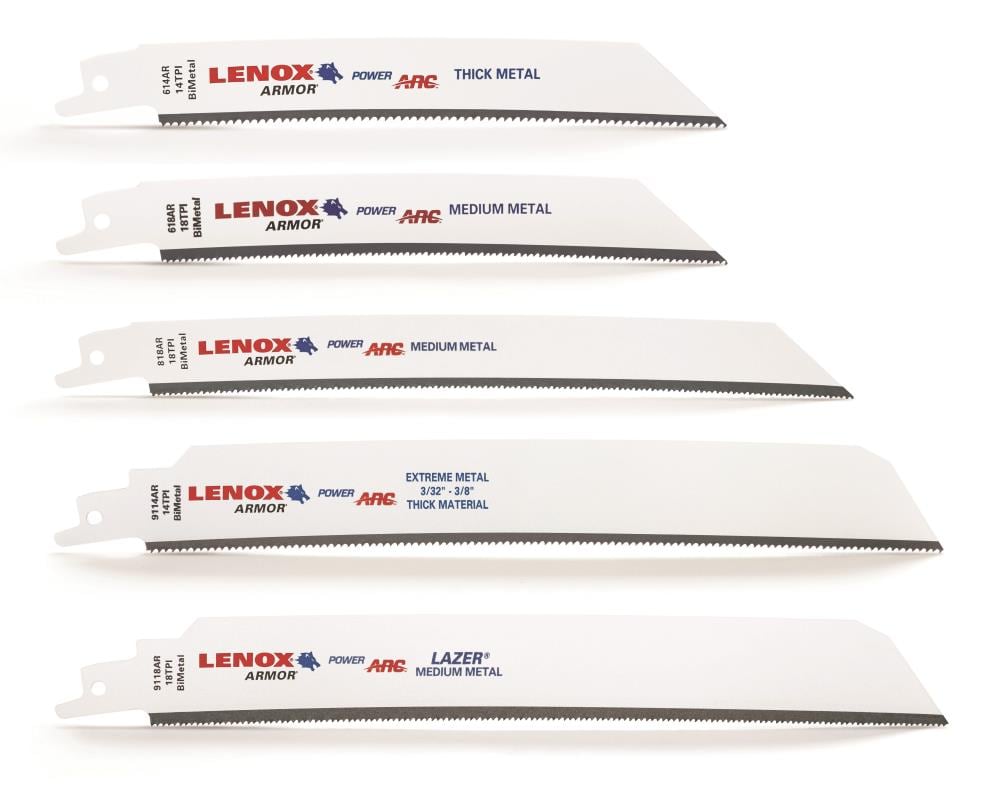 Armor Curved Bi-metal Cutting Reciprocating Saw Blade (10-Pack) LEN-1972940