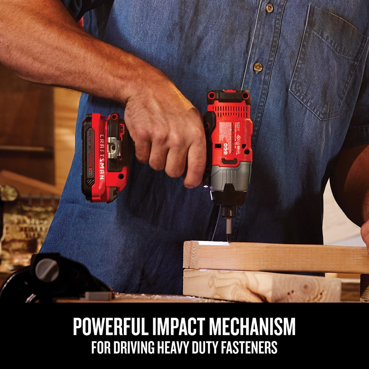 20-volt Max 1/4-in Cordless Impact Driver (1-Battery Included, Charger Included) CMCF800C1