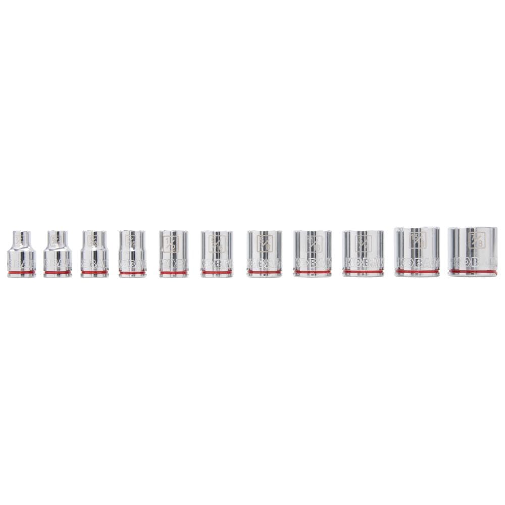 3/8-in Drive Standard (SAE) Shallow Socket Set (11-Pieces) 85209