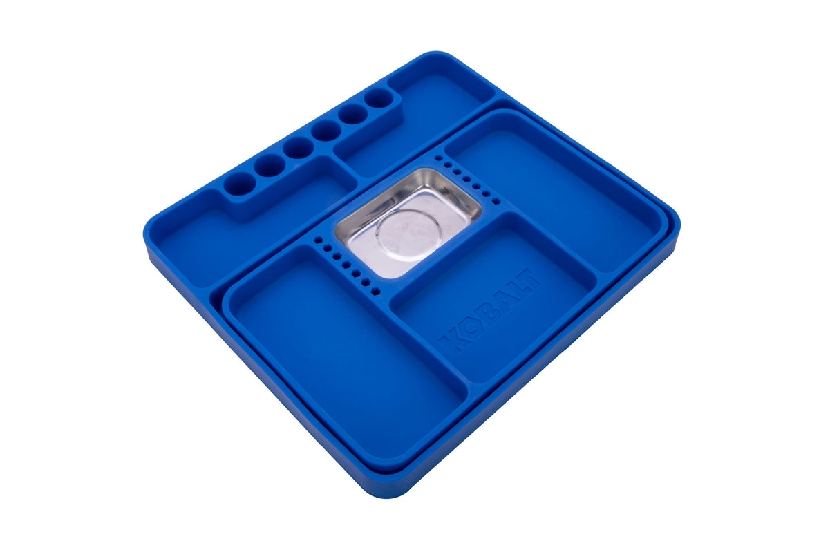 Silicone Organizer Insert 2-pc Silicone Tool Tray Set with Magnetic Insert 81694