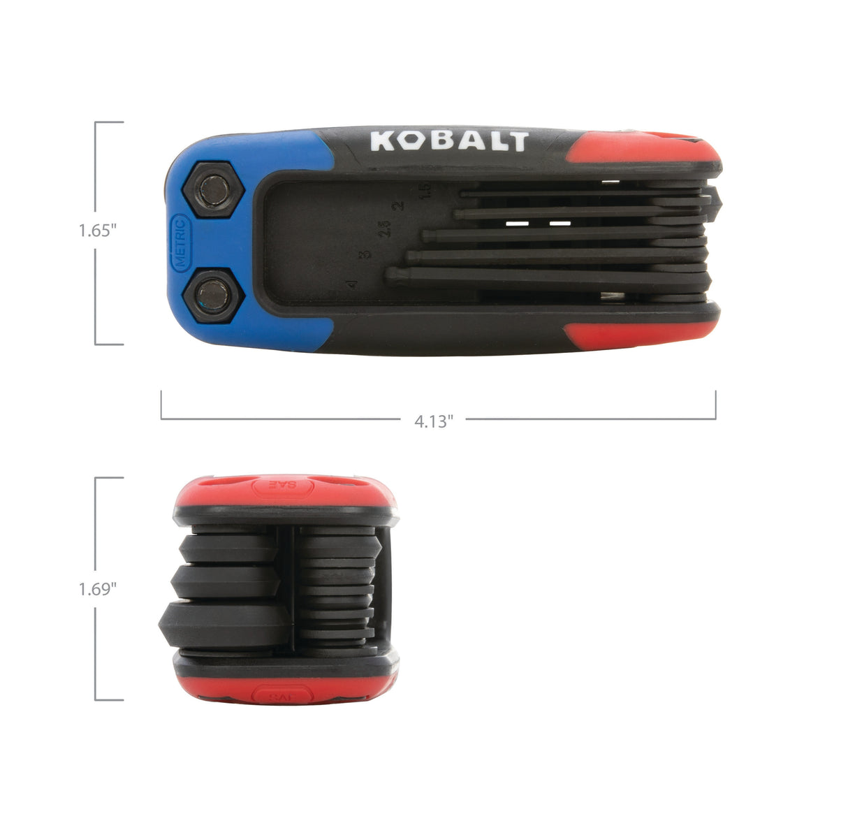 17-key Standard (Sae) and Metric Combination Hex Key Set 81736