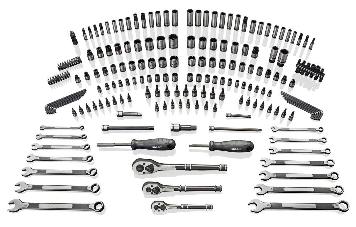 200-Piece Standard (SAE) and Metric Matte Mechanics Tool Set with Hard Case 89987