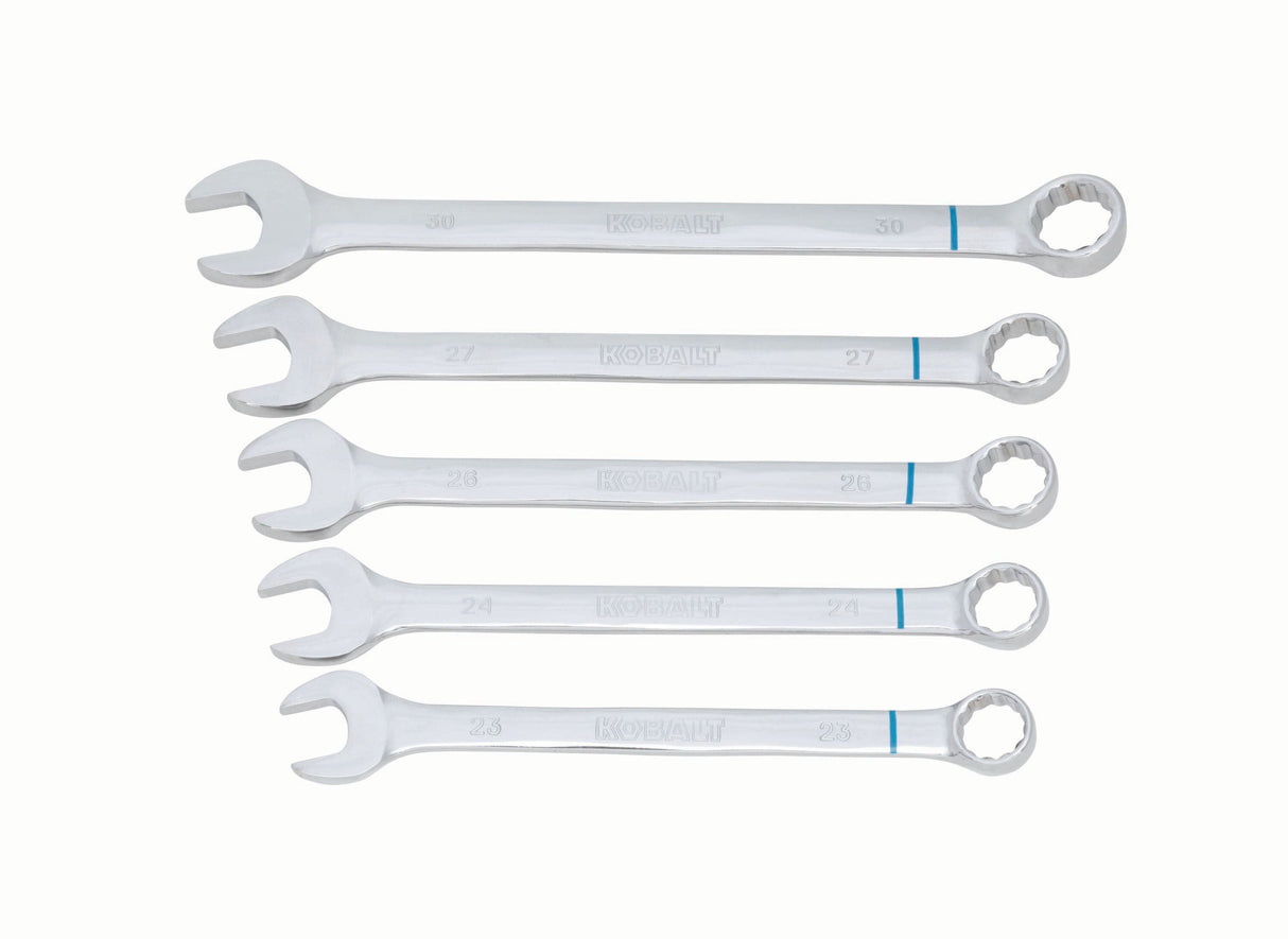 5-Piece Set 12-point Metric Combination Wrench 81702