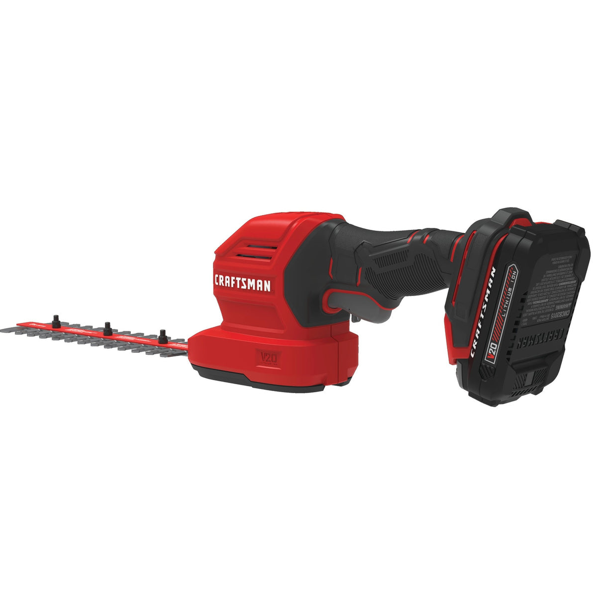 20V Max 8-in Battery Hedge Trimmer 1.5 Ah (Battery and Charger Included) CMCSS800C1