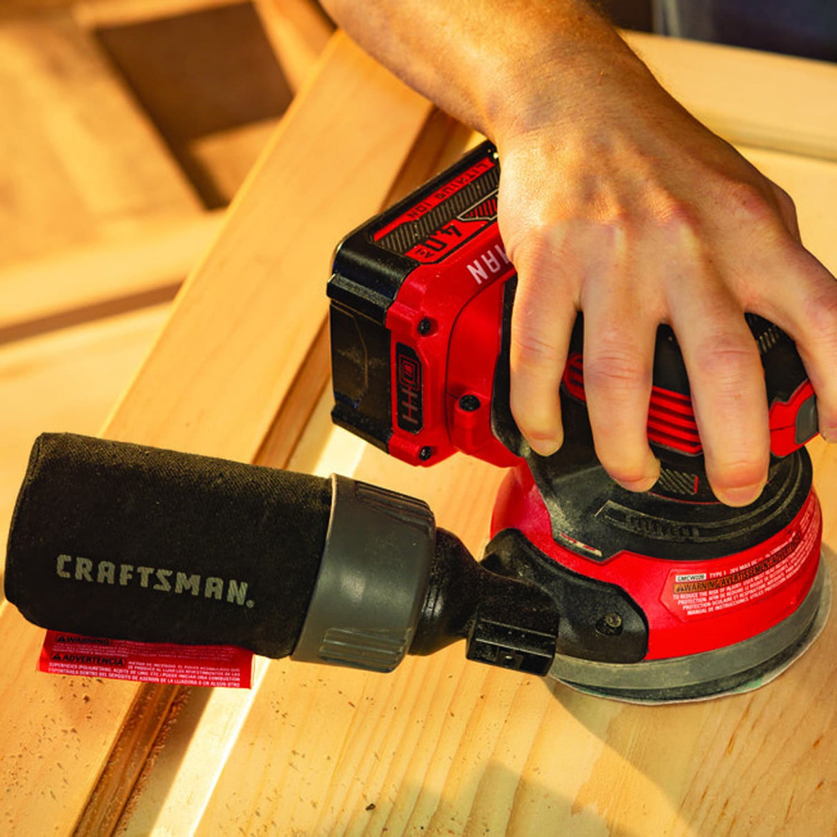 20V Cordless Variable Random Orbital Sander with Dust Management (Bare Tool) CMCW220B