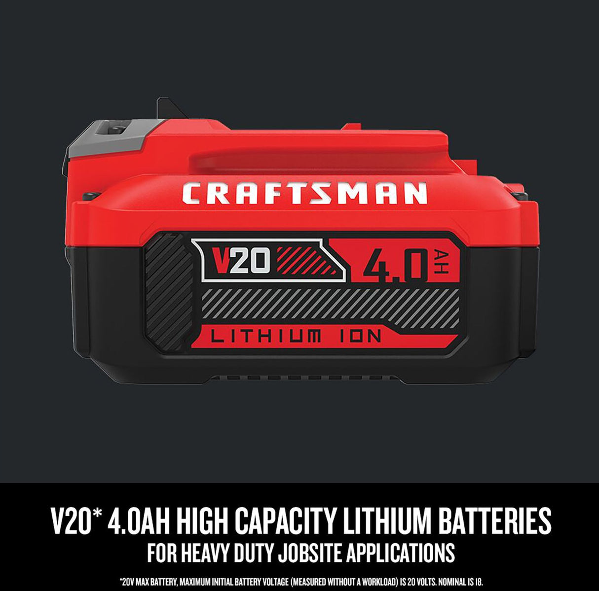 V20 20-V 2-Pack Lithium-ion Battery and Charger (4 Ah) CMCB204-2CK