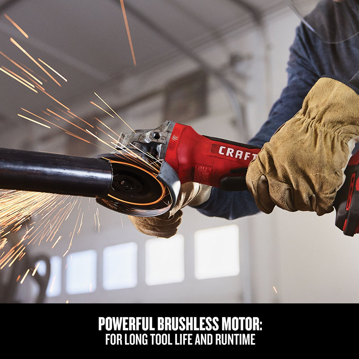 V20 4.5-in 20-volt Max Paddle Switch Brushless Cordless Angle Grinder (Tool Only) CMCG450B