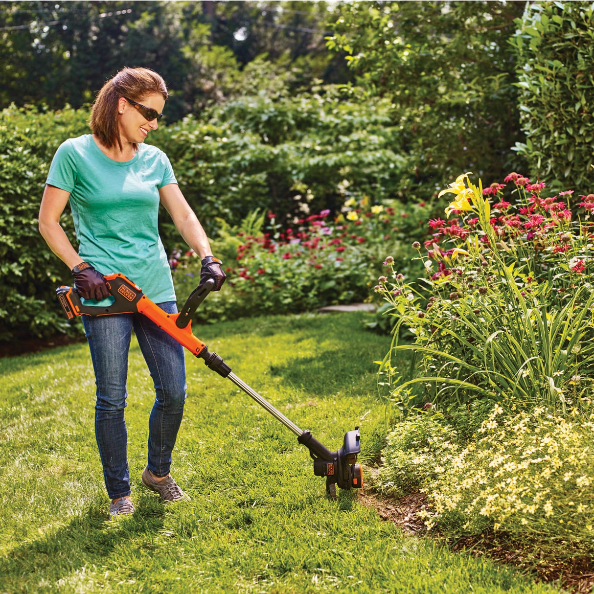 EASYFEED 20-volt Max 12-in Straight Shaft Battery String Trimmer 2 Ah (Battery and Charger Included) LSTE522