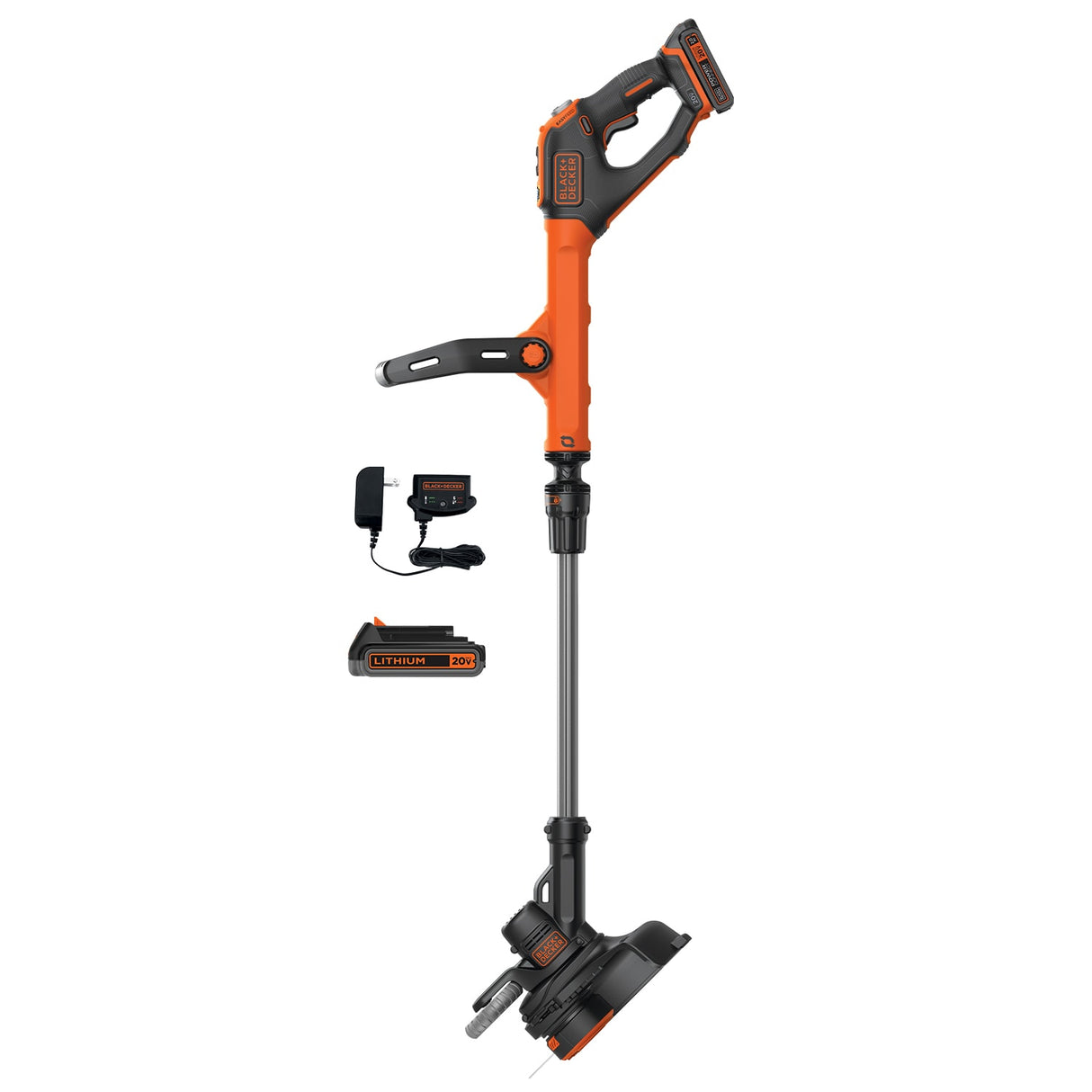 EASYFEED 20-volt Max 12-in Straight Shaft Battery String Trimmer 2 Ah (Battery and Charger Included) LSTE522