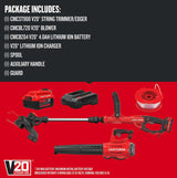 20V Max Cordless Battery String Trimmer and Leaf Blower Combo Kit 4 Ah (Battery & Charger Included) CMCK297M1