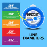 HexCut 0.065-in x 180-ft Spooled Trimmer Line FPRO09268