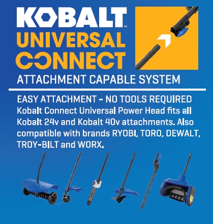 Kobalt trimmer attachments sale