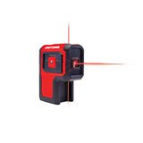 Red 100-ft Self-Leveling Outdoor 3 Spot Beam Line Generator Laser Level Kit CMHT77632