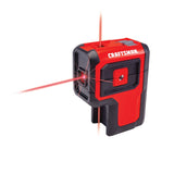 Red 100-ft Self-Leveling Outdoor 3 Spot Beam Line Generator Laser Level Kit CMHT77632